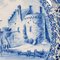 Großer Belgischer Keramik Servierteller in Blau & Weiß, 1920er 8