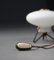 Lámparas de mesa Ufo Futurism opalino de Stilnovo, años 50. Juego de 2, Imagen 7