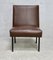 Brown Imitation Leather Lounge Chair, 1950s, Image 13