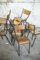 Französische Stühle Mullca School von Mullca, 30 Set 2