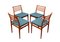 Esszimmerstühle aus Teak von Erling Torvids für Soro Möbelfabrik, 1965, 4er Set 1