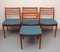 Esszimmerstühle aus Teak von Erling Torvids für Soro Möbelfabrik, 1965, 4er Set 6