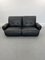 Modular Leather Black Sofa, 1960s 1