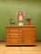 Viktorianisches Housekeepers Sideboard aus Kiefernholz mit Schrank und Schubladen 22