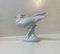 Pájaro de la paz blanco de porcelana esmaltada de Royal Copenhagen, Imagen 1