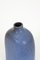 Mid-Century Blue Ceramic Vase attributed to Karin Björquist for Gustavsbjerg, 1960s 2