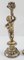 Candelabros franceses con forma de putti de bronce plateado, siglo XIX. Juego de 2, Imagen 8