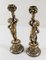 19th Century French Silvered Bronze Putti Form Candleholders, Set of 2 5