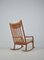 Danish Rocking Chair attributed to Hans Olsen for Juul Kristensen, 1960s 6