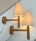 Sweden Minimalist Pine Wall Lamps from Solbacken, 1970s, Set of 2, Image 9