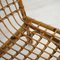 Sillas italianas de bambú al estilo de Albini, años 60. Juego de 4, Imagen 8