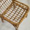 Italian Bamboo Chairs in the style of Albini, 1960s, Set of 4 10