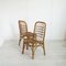 Italian Bamboo Chairs in the style of Albini, 1960s, Set of 4 5