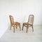 Italienische Bambus Stühle im Stil von Albini, 1960er, 4er Set 3
