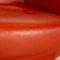 Butaca de cuero perlado en rojo de Koinor, Imagen 3