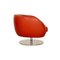 Pearl Leather Armchair in Red from Koinor 6