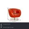 Pearl Leather Armchair in Red from Koinor 2