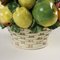 Basket with Ceramic Fruit 7