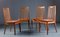 Vintage Fresco Esszimmerstühle aus massivem Teak von G-Plan, 4er Set 1