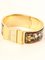 Loquet Enamel Bangle Watch in Gold & Black from Hermes 10