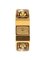Loquet Emaille Armreif Uhr in Gold & Schwarz von Hermes 1