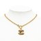 CC Quilted Pendant Costume Necklace from Chanel 6