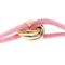 Trinity Pink Gold, White Gold & Yellow Gold Charm Bracelet from Cartier 4