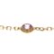 Saphirs Legers De Pink Gold Sapphire Charm Bracelet from Cartier 4