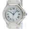 Santos Octagon Stainless Steel Automatic Ladies Watch from Cartier 1