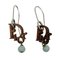 Wood Earrings from Christian Dior, Set of 2, Image 1