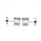 Cage Dh No Stone Metal Stud Earrings from Hermes, Set of 2 2