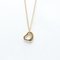 Pink Gold Open Heart Pendant Necklace from Tiffany 2