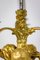Bouillotte Lampe aus vergoldeter Bronze und Marmor. 1900er 10
