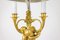 Bouillotte Lampe aus vergoldeter Bronze und Marmor. 1900er 5
