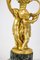 Bouillotte Lampe aus vergoldeter Bronze und Marmor. 1900er 7