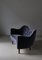 Modern Danish 46 Sofa in Dark Blue Velvet by Finn Juhl for Carl Brørup, 1940s, Image 5