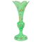 19th Century Napoleon III Green Opaline Vase 1