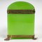 19th Century Napoleon III Green Opaline Box 3
