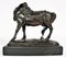 Théodore Gechter, Harnessed Draft Horse, 1800s, Bronze, Image 4