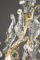 Lampadario a sei luci in bronzo dorato con pendenti in cristallo molato e pugnali, fine XIX secolo, Immagine 10