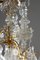 Käfig Kronleuchter aus vergoldeter Bronze mit 6 Leuchten und Anhängern aus geschliffenem Kristallglas, 1880er 16