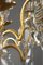 Lampadario a sei luci in bronzo dorato con pendenti in cristallo molato e pugnali, fine XIX secolo, Immagine 18