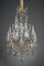 Six-Light Gilt Bronze Cage Chandelier with Cut Crystal Pendants and Daggers, 1880s 2