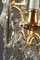 Lampadario a sei luci in bronzo dorato con pendenti in cristallo molato e pugnali, fine XIX secolo, Immagine 19