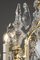 Lampadario a sei luci in bronzo dorato con pendenti in cristallo molato e pugnali, fine XIX secolo, Immagine 13