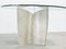 Travertine Dining Table, 1980s 2