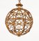 Midcentury Globe Hanging Light in Rattan and Bamboo, Italy, 1960s 10