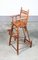 High Chair Childrens Potty in Walnut Wood, Image 3