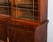 19th Century English William IV Flame Mahogany Library Breakfront Bookcase 16