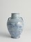 Art Nouveau Blue Floral Motif Vase from Upsala Ekeby, Sweden, 1930s 3